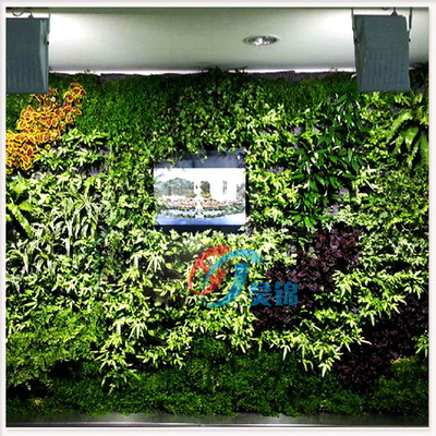 綠植牆 高端仿真植物牆 辦公樓仿真植物牆 綠植牆廠家直銷可定制