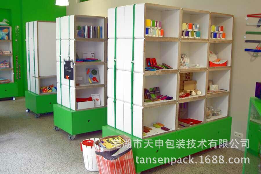 瓦楞复合纸板货架