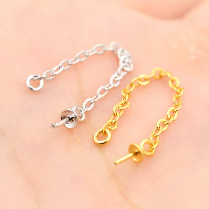 Earrings, golden platinum accessories, pendant, accessory