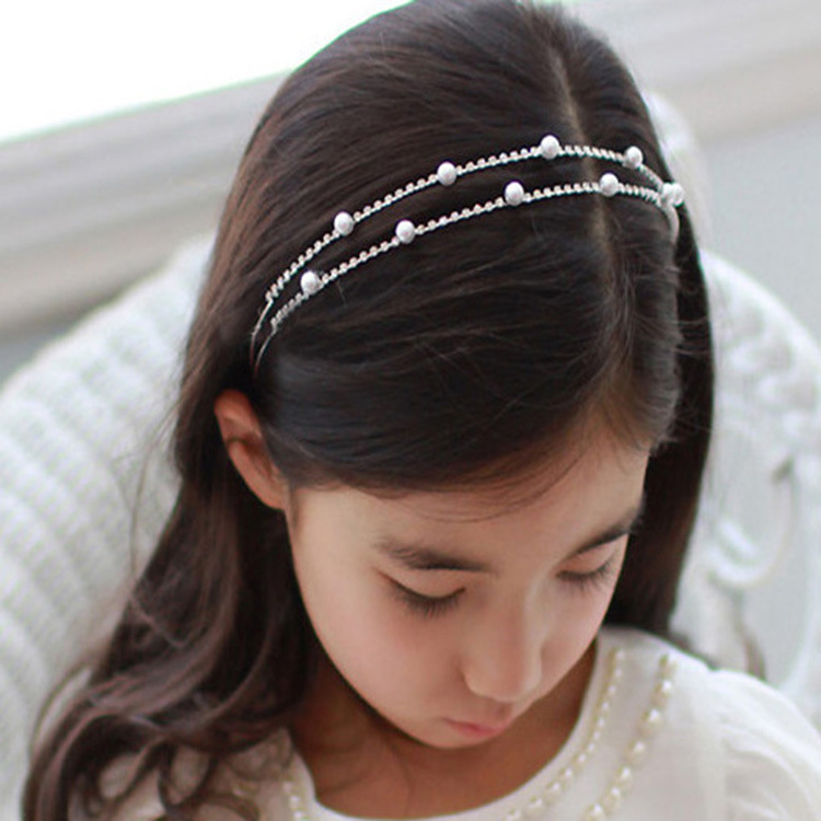 Korean Edition children Diamond Hair hoop alloy Rhinestone jewelry lovely Hair band First lap Head hoop Manufactor wholesale