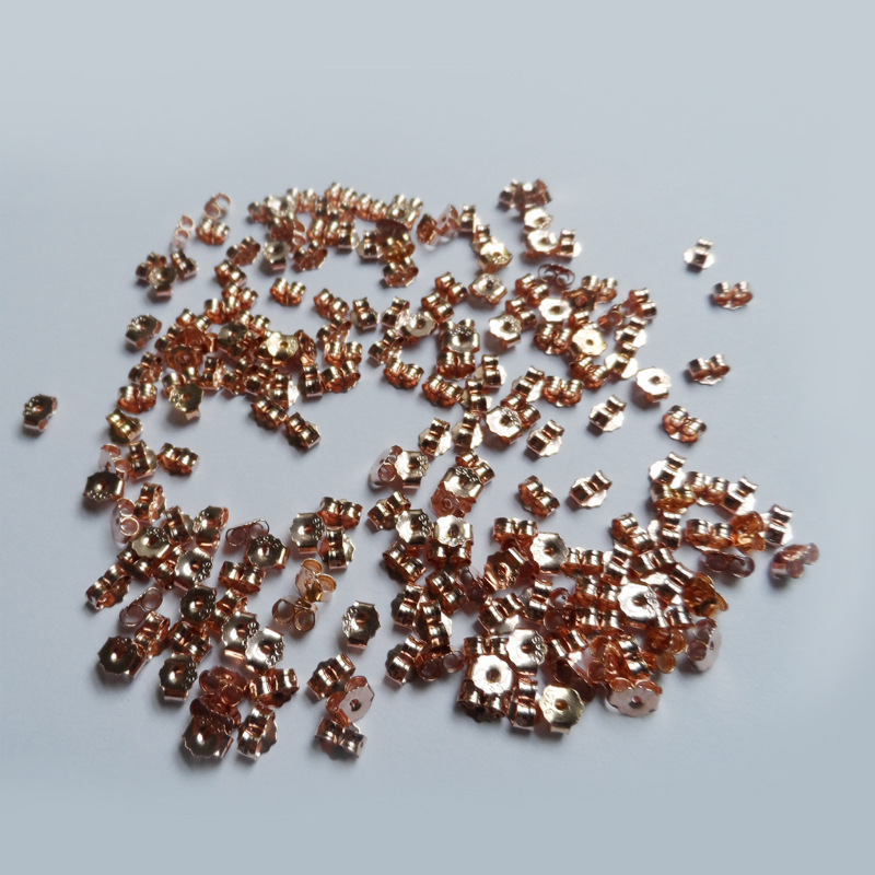 S925 pendientes de plata esterlina de plata del oído del enchufe del oído de las niñas hebilla de la joyería de plata oído trasero tapa fábrica al por mayor accesorios de plata del enchufe del oído