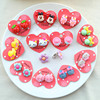 Children's pack, cartoon cute ear clips, earrings, no pierced ears, 1 pair