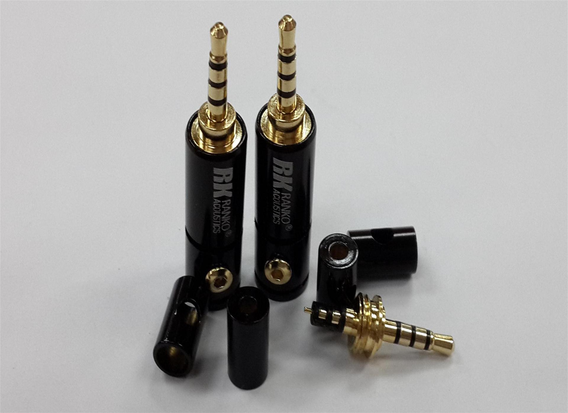 2.5四节四件套/2.5四级焊线式/2.5四节插头