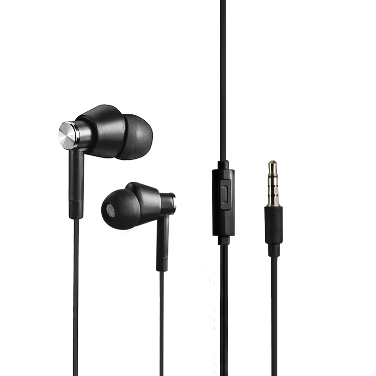 现货批发带麦克风语音耳机重低音入耳式耳机智能手机平板电脑耳机