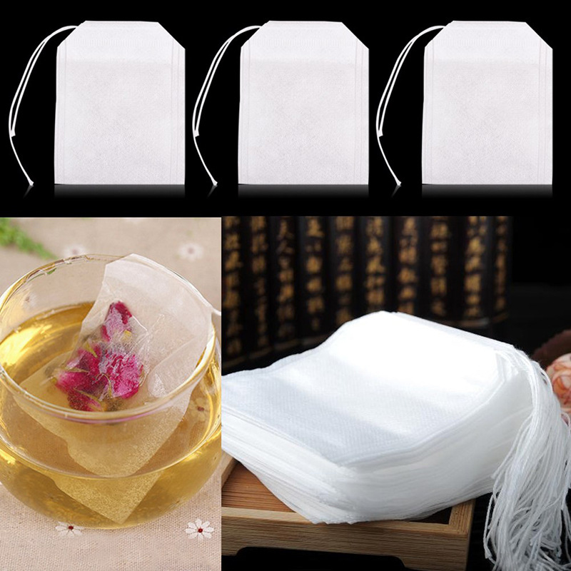 100个55*60mm抽线茶包袋滤纸袋 空茶叶袋过滤袋