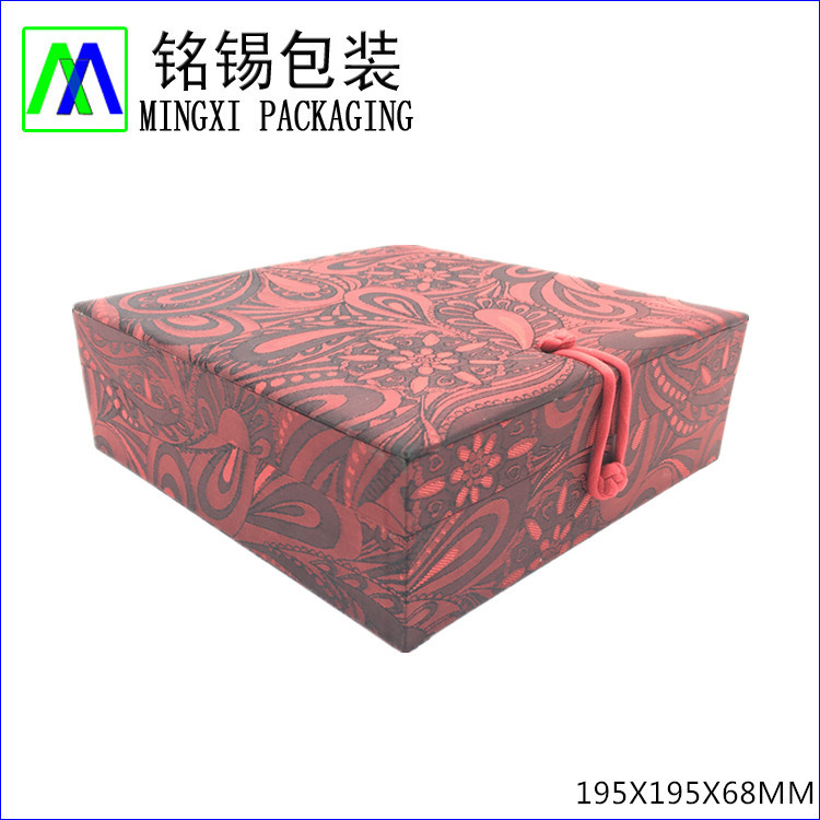 深圳华南城供应红色大号首饰套装盒 吊坠项链耳环盒套装收纳珠宝