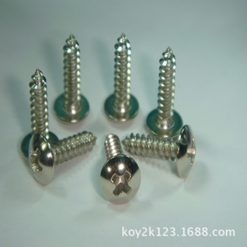 大扁头自攻螺丝TA3*8十字伞头自攻螺丝钉 现货 不锈钢螺丝