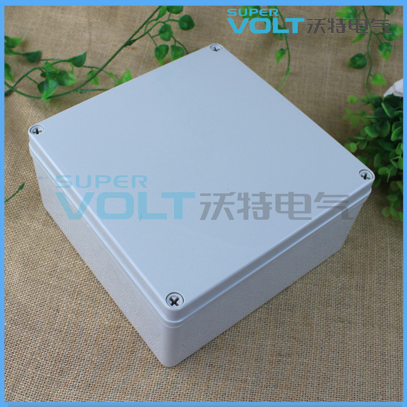 沃特200*200*95高端防水盒防溅盒端子盒按钮盒接线盒开关线盒