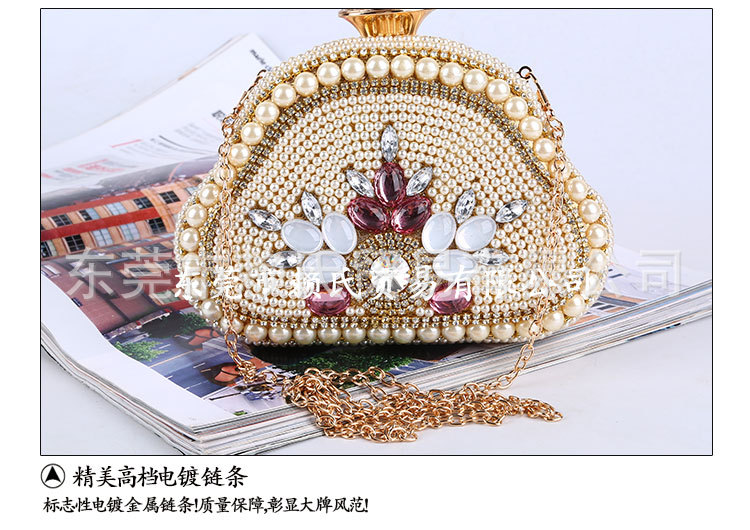 Cross-border Rhinestone Dinner Bag Gem Evening Bag Clutch Bag Banquet Bag Wholesale display picture 10