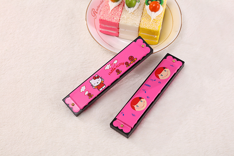 The 16 Hole Harmonica Metal Band Children Cartoon Baby Single Row