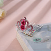 Children's hair accessory for princess, hairgrip for bride, 2021 collection, Korean style