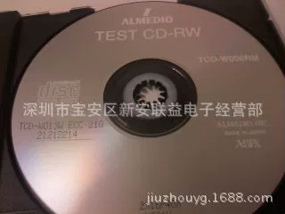 ABEX тестовый диск для поставки TCD-W032W поверхность вибрация 1.0 мм тестовый диск CD-RW формат