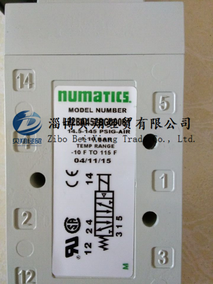 现货【L22BA452OG00040】，numatics电磁阀全新