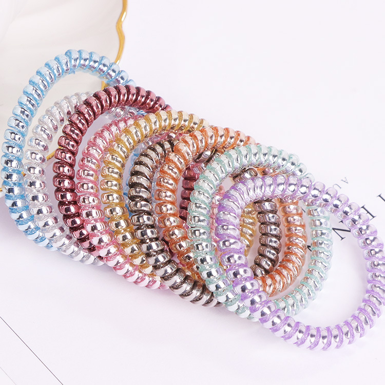 Korean Metal Fashion Punk Thin Hair Rope Hair Accessories display picture 5