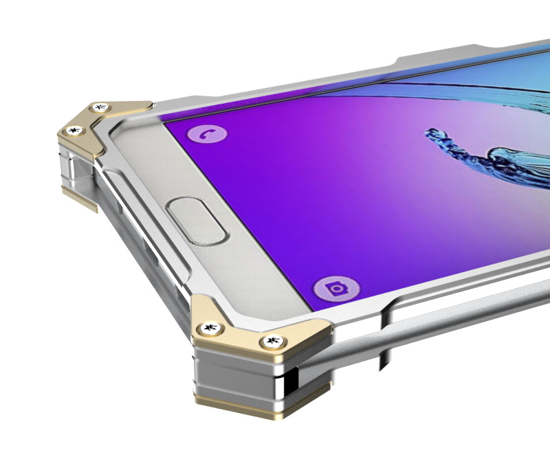 SIMON THOR Aviation Aluminum Alloy Shockproof Armor Metal Case Cover for Samsung Galaxy A5 (2016) A5100