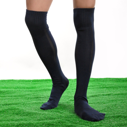 Manufacturer wholesale foreign trade blank version football socks long sports socks thin socks 9 colors sweat-absorbent breathable ball socks