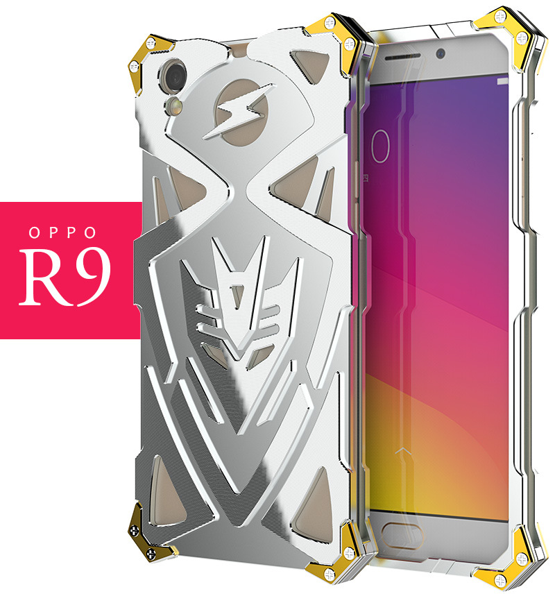 SIMON THOR Ⅱ Aviation Aluminum Alloy Shockproof Armor Metal Case Cover for OPPO R9 Plus & OPPO R9