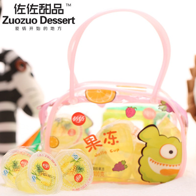 佐佐休閑零食400g小書包果凍條小學雜貨店兒童零食品果凍低價批發