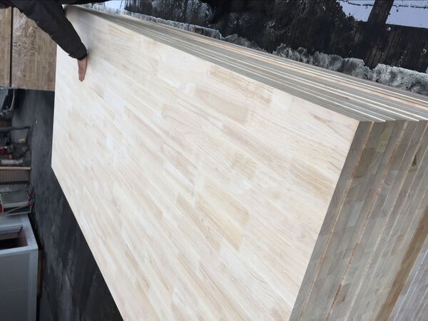 Rubber furniture from natural wood