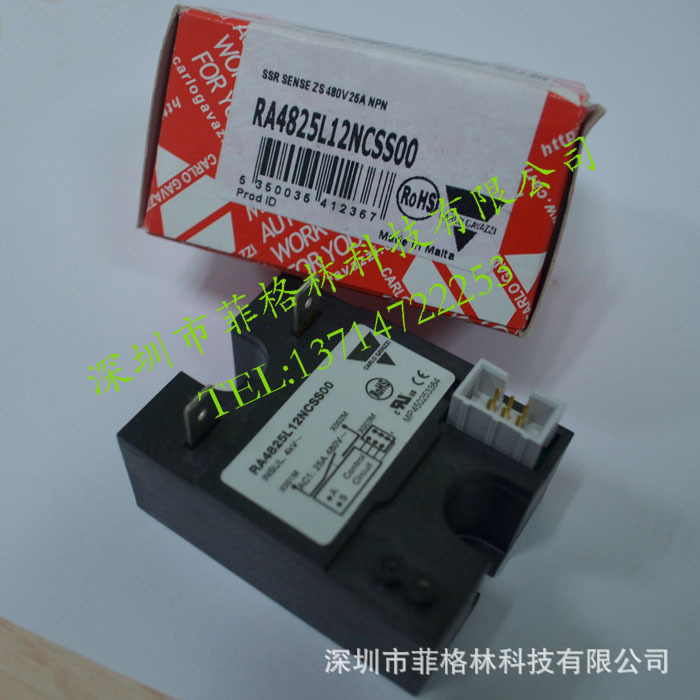 【实物拍照】RA4825L12NCSS00 瑞士佳乐Carlo gavazzi固态继电器