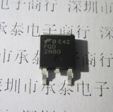 场效应管 FQD2N80 TO-252 全新现货