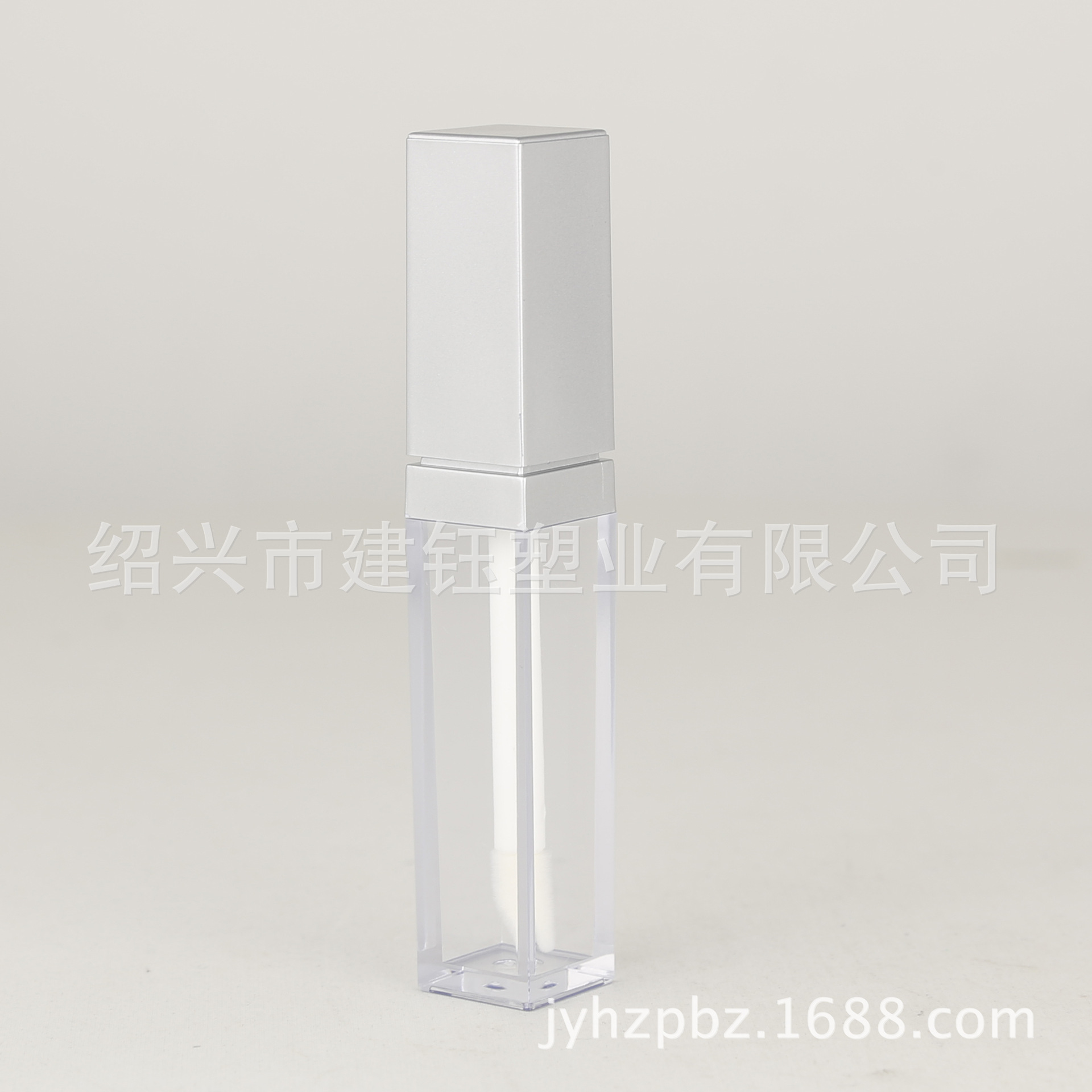 方形唇彩管，帯肩套方形唇彩管，AS材质遮瑕液方管