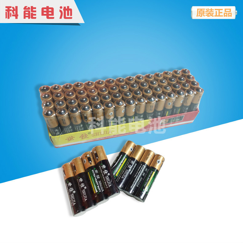 厂家直销世佳牌电池7号干电池AAA七号条装批发电池 03低碳环电池