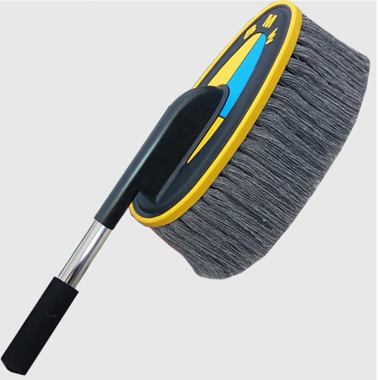 Cotton Thread Retractable Car Wax Brush Waxing Duster Dust Removal Brush Car Wash Brush Dust Removal Tool Cleaning Car Use
