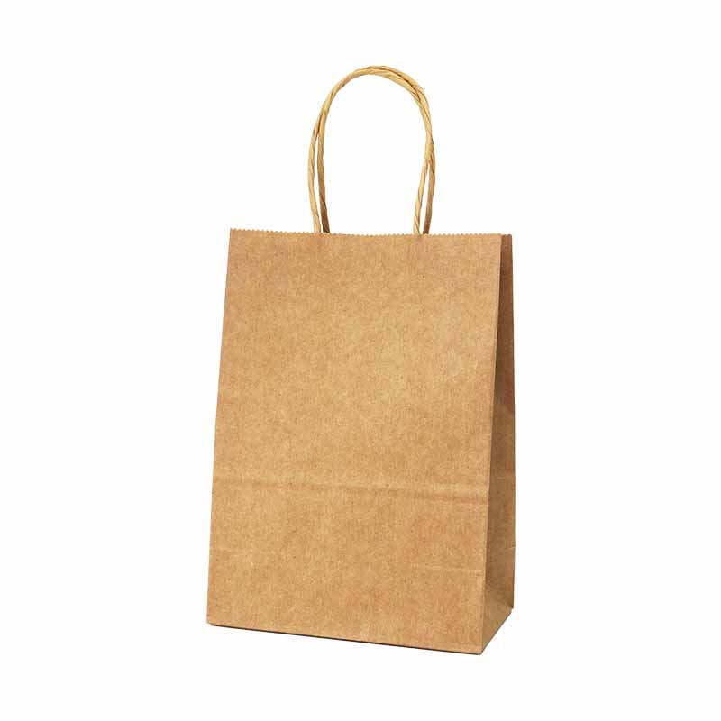 厂家现货 白卡牛皮纸手提礼品纸袋 服装手提空白牛皮纸袋定做拿样