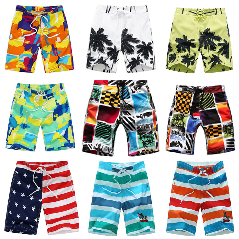shorts Boy Flower pants Seaside Sandy beach With children summer children Beach pants Easy Quick drying leisure time Three minutes of pants