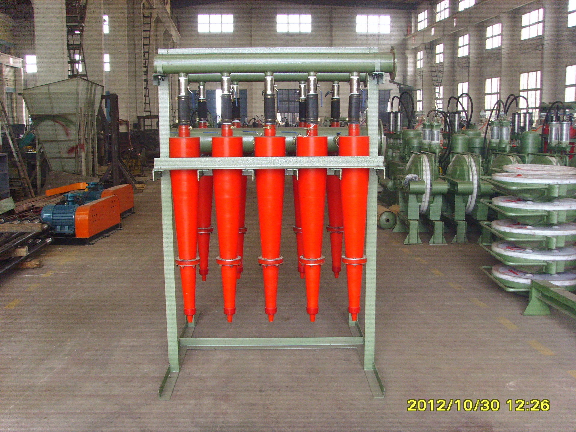 中联陶机非金属矿用聚氨酯水力旋流器分级机高岭土长石生产线必备