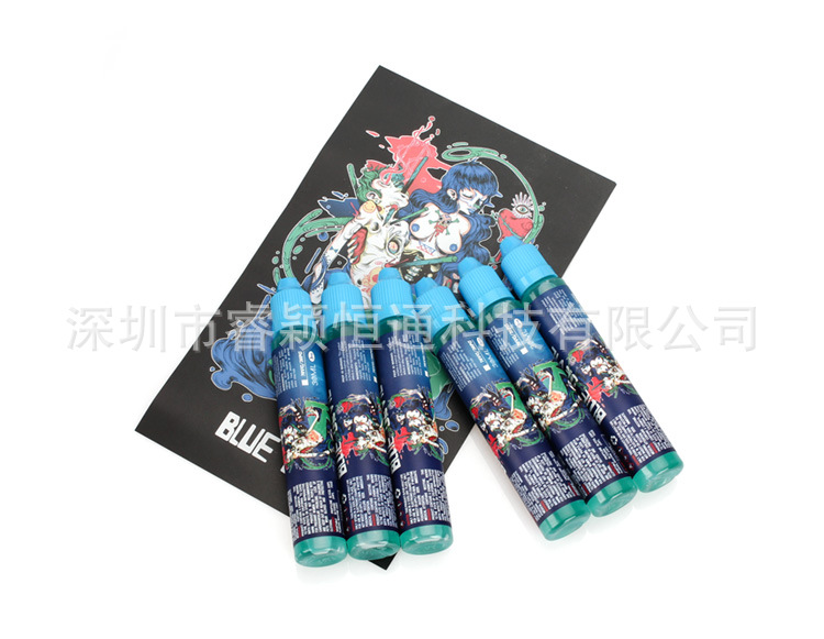 美国原装进口蓝色妖姬烟油男神薄荷秒蓝莓爆珠