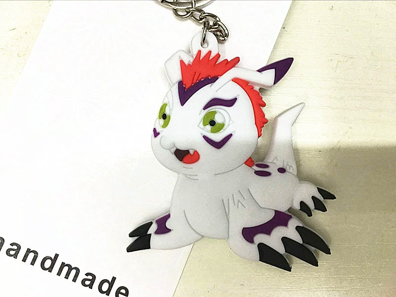 Double-sided monster, keychain PVC from soft rubber, pet