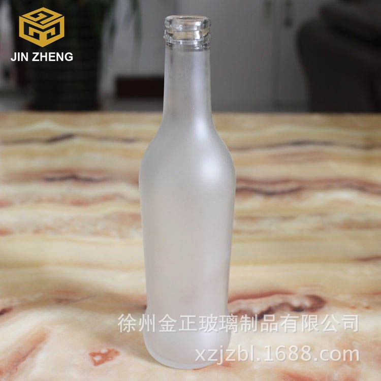 蒙砂饮料瓶 汽水瓶 果酒玻璃瓶       厂家定制销售