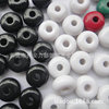 Plastic abacus, acrylic beads, 18mm, 9mm, handmade