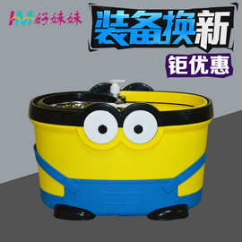 加工定制旋转拖把免手洗拖把干湿两用墩布懒人地拖家用甩干式水拖
