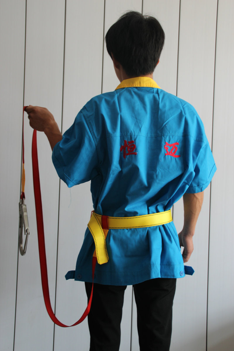 轻便式单腰防护安全带 攀岩防坠落安全保险带 建筑安全带厂家直销