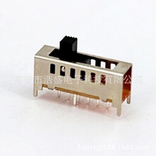 厂家生产 立式六档拨动开关SS16F03  1P6T 26.4*8.2