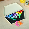 Children's mini -game smart bead game platter pyramid children's intelligent brain toys smart magic bead puzzle