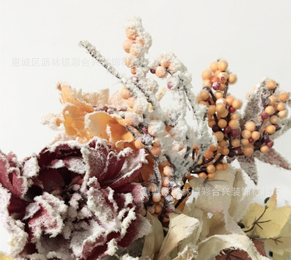 3391雪白雪绒粉 松果儿红果儿等工艺品雪效果装饰