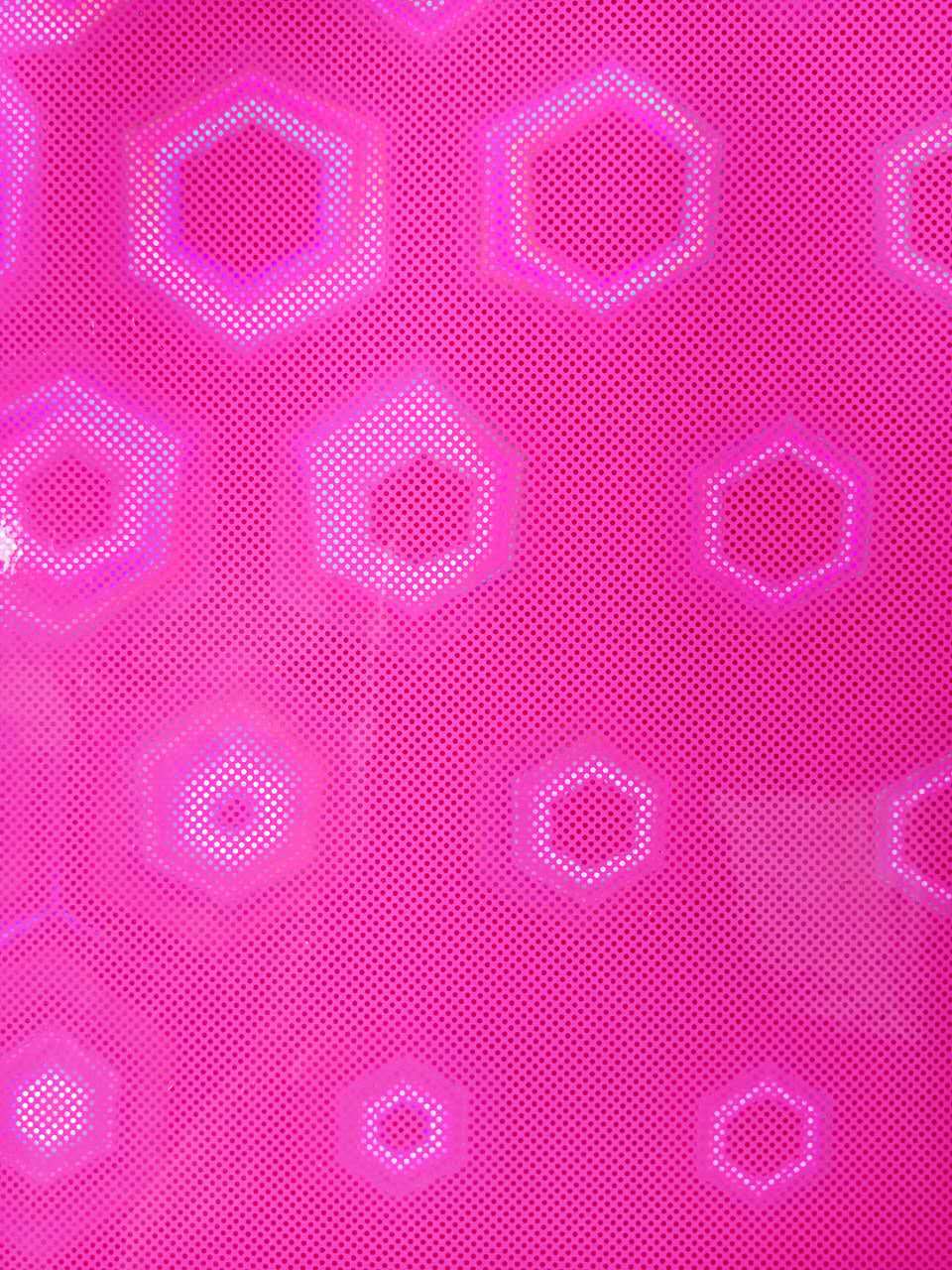 厂家直销优质0.8幻彩六角形小圆点纹PVC包装手袋家私装饰皮革面料