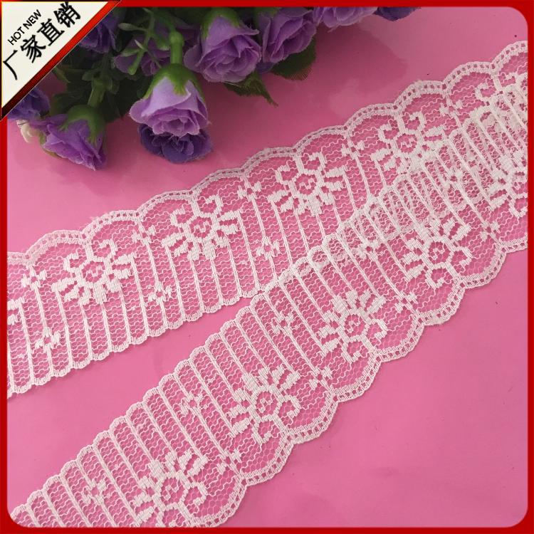 花边厂家直供4.5cm无弹力蕾丝花边辅料DIY玩具饰品装饰现货批发