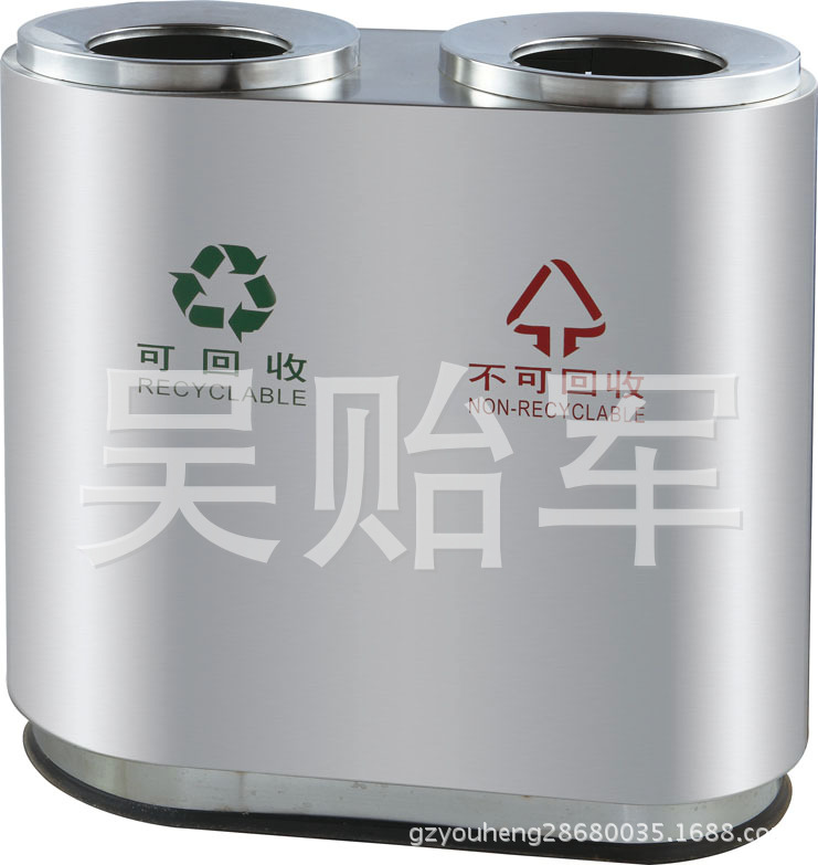 批发公园户外不锈钢垃圾桶 分类垃圾桶环保户外桶 广州垃圾桶厂家