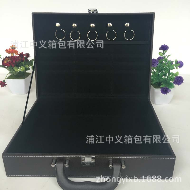 房地产交房箱PU皮制 钥匙箱收纳交房皮盒家居厂家批发订制LOGO