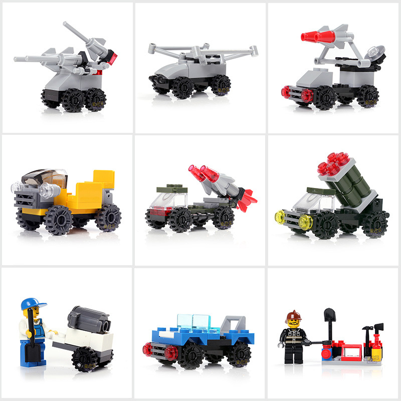 kindergarten girl boy children Toys 3-6-8-10 The age of Assemble Building block toy Fight inserted toys