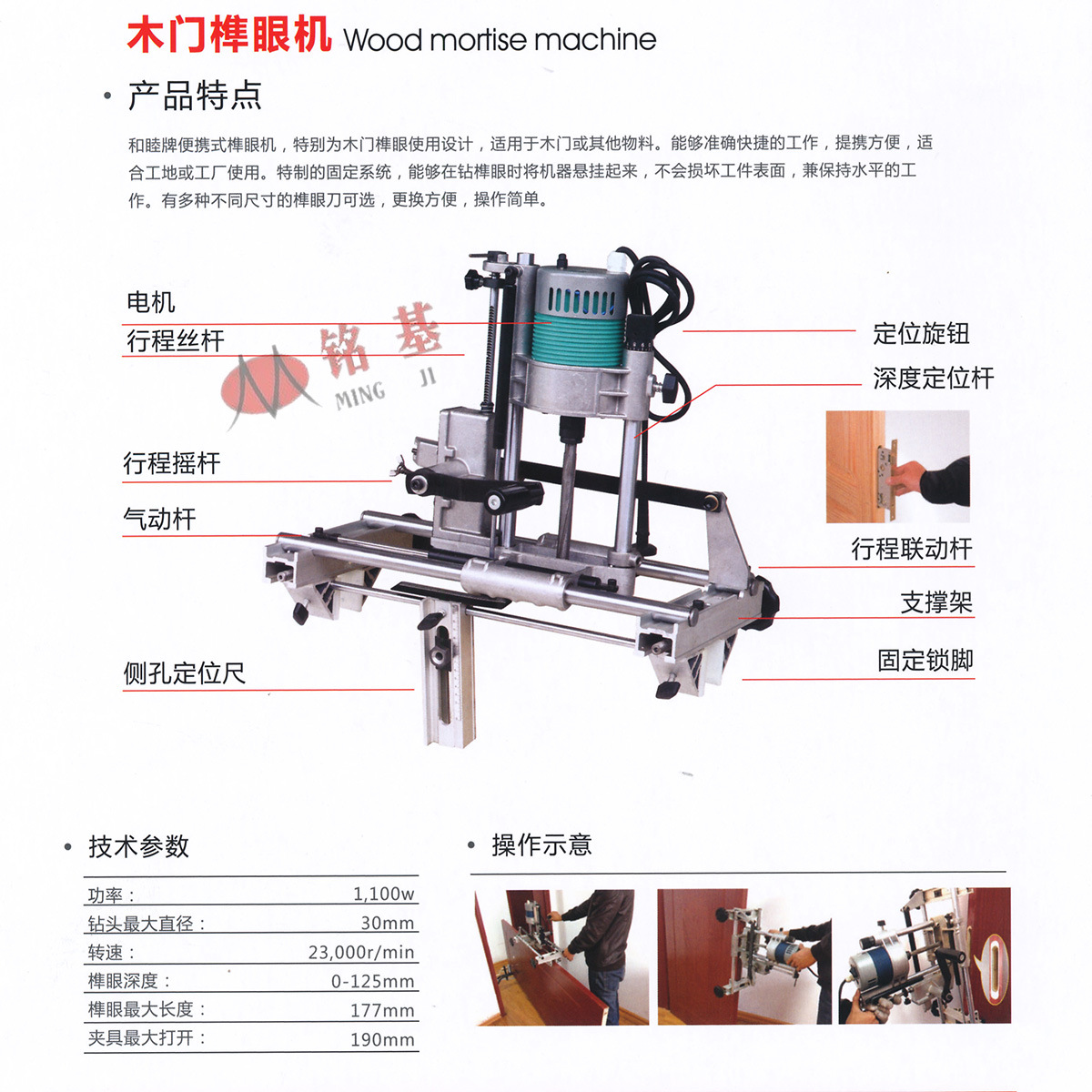 木门榫眼机图1