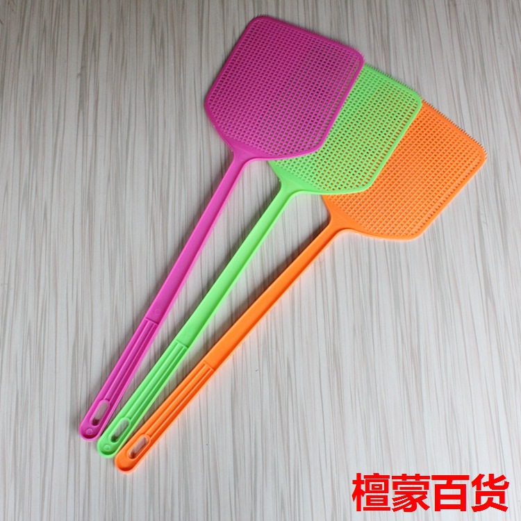 一元大号44公分带齿苍蝇拍 彩色蚊拍 厂家直销 1元批发