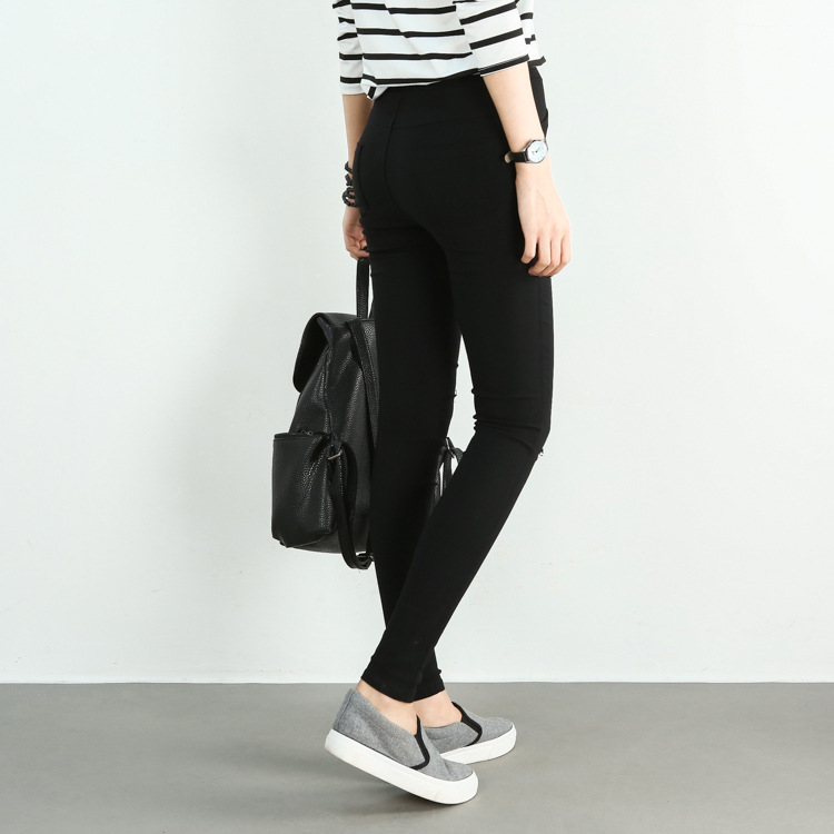 女式休闲裤-2016秋冬款外穿打底裤高腰百搭小