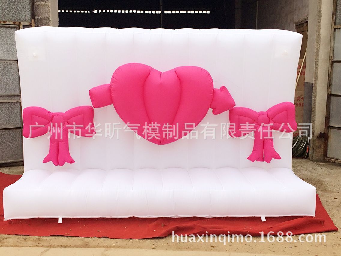 婚礼背景装饰 充气模型 充气装饰背景 气模