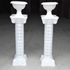 Wedding props Roman Pillar Road Guide New Flower Baskets Flower Silk Flower Wedding Products Wedding Flower Pillar Guide